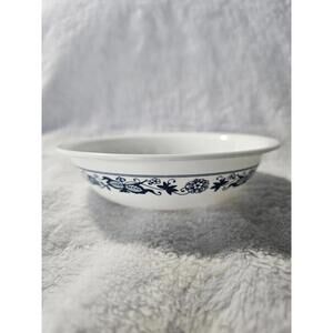 Vintage Corelle Friendship Small Dessert Fruit Bowl Floral Blue White USA Made